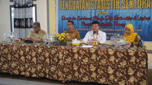 Kominfosandi Gelar Sosialisasi Penguatan Peran Statistik Sektoral